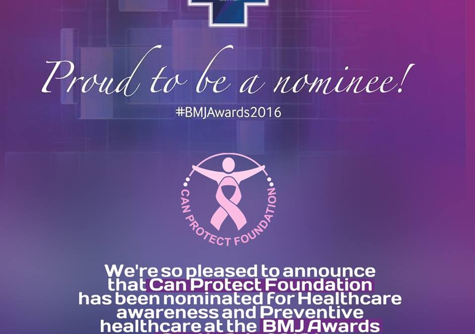 BMJ AWARDS - CAN PROTECT FOUNDATION