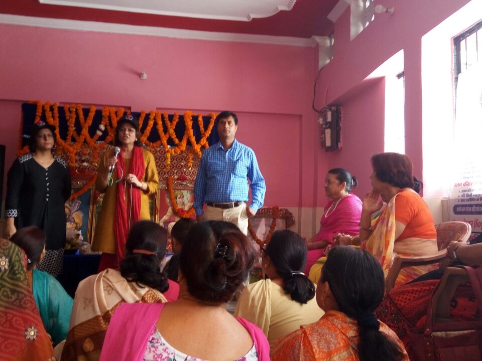 Breast cancer awareness talk and camp at Dakra, Dehradun, Uttarakhand