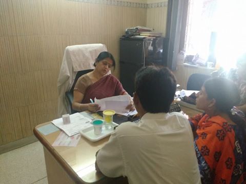 Women participated in the Free Breast Cancer screening Camp 