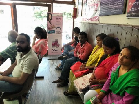 Women participated in the Free Breast Cancer screening Camp