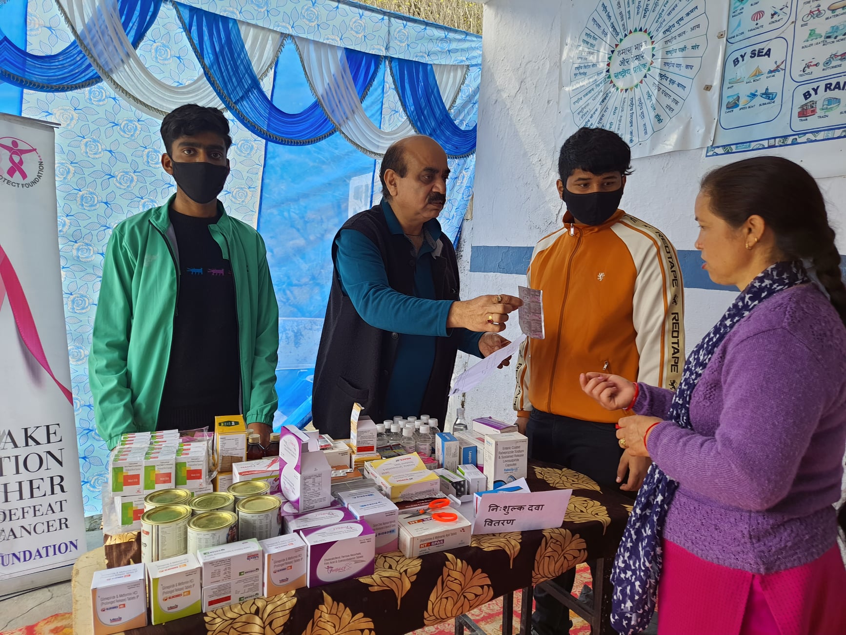 free health camp chamasari village dehradun