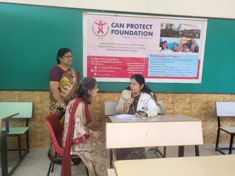 Breast Cancer Awareness Camp in Dehradun School
