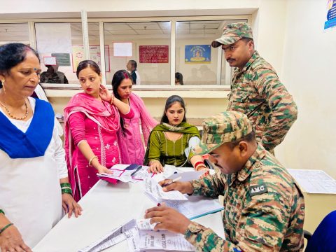 Participants in Free Breast and Cervical Cancer Screening Camp at Military Hospital conducted by Can Protect Foundation