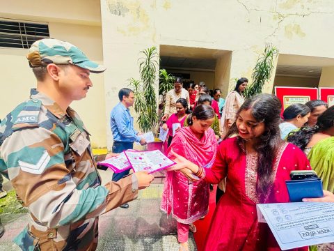 Participants in Free Breast and Cervical Cancer Screening Camp at Military Hospital conducted by Can Protect Foundation