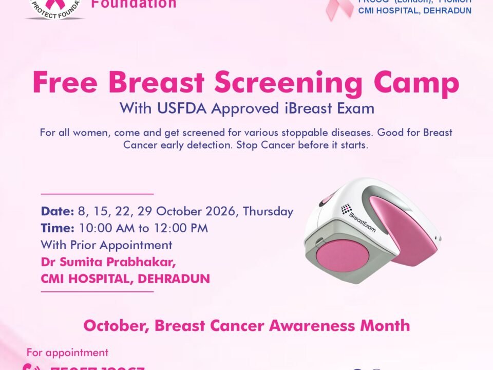 Dr. Sumita Prabhakar at free breast screening camp in Dehradun | Can Protect Foundation